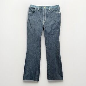 VTG 70s Rustler Denim Jeans 38x34 Bootcut Retro Classic Vibes Made In USA‎